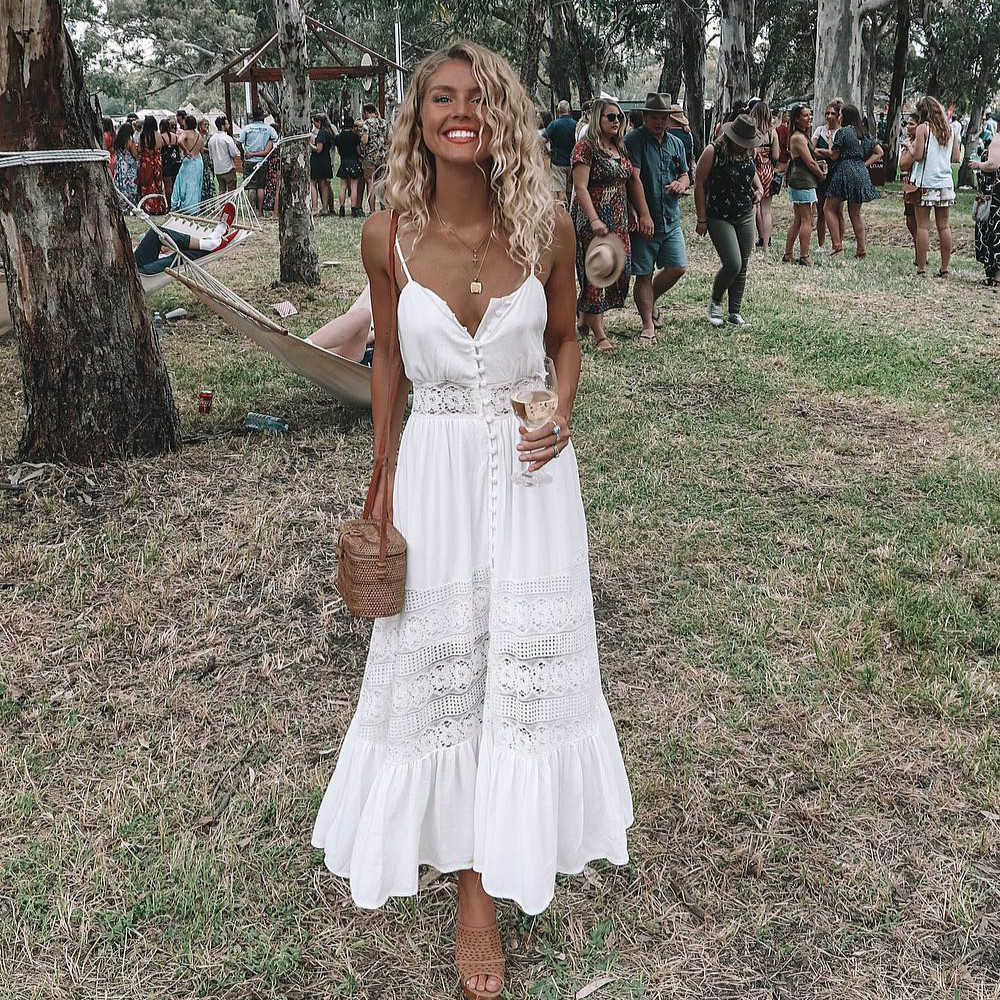 vmtvr  Summer New Women's Dress Sexy Backless Holiday Midi Dress Strapless Femme White Dress Boho Vacation Mujer Vestidos Chic