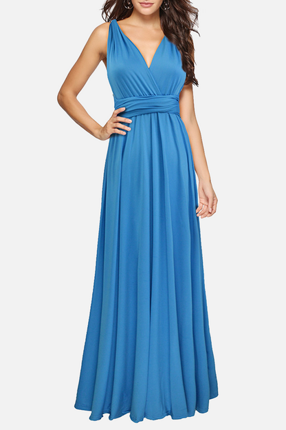 Elegant Solid Backless Strap Design Evening Dress Dresses(20 Colors)