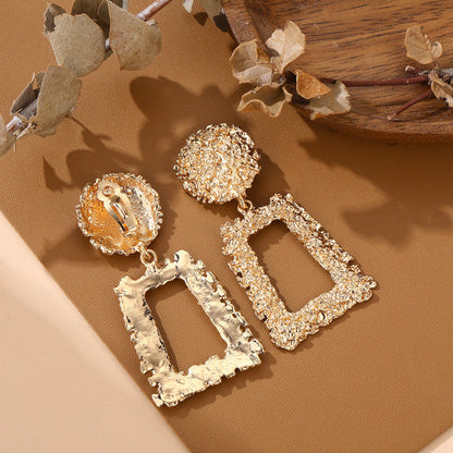 Daily Party Simplicity Solid Patchwork Earrings