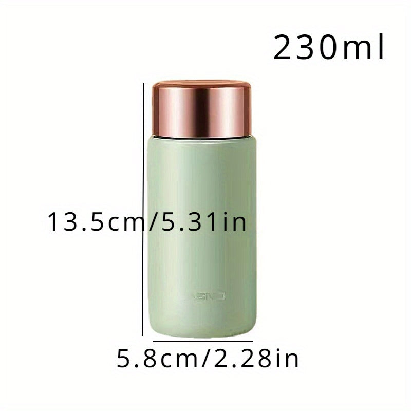 1pc Minimalist Mini Insulated Cup - 230ml 316 Stainless Steel Vacuum Insulated, Heat Preservation and Cold Insulation for Drinks, Outdoor Portable Water Cup, Perfect Holiday Gift