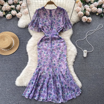 - summer floral dress GEU1129