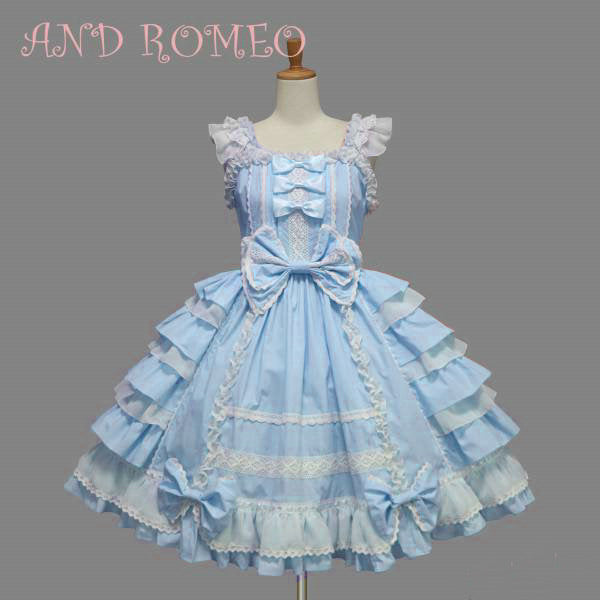 vmtvr pirates vs sailors drees to impress Lolita Princess Dress Gothic Chiffon Lace Bow Cosplay Ball Gown Sling Dress