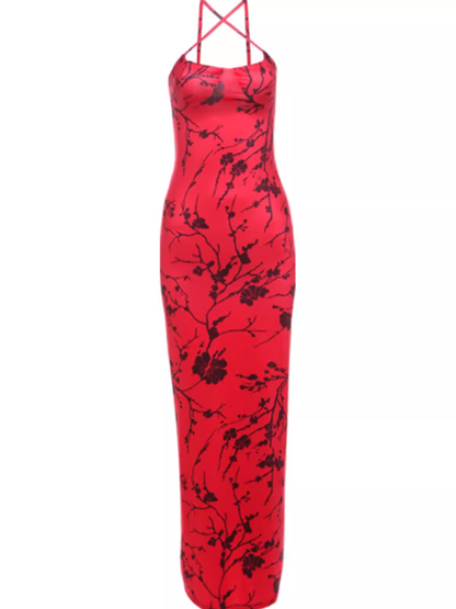 - Sexy Red Bodycon Dress  GEU1370