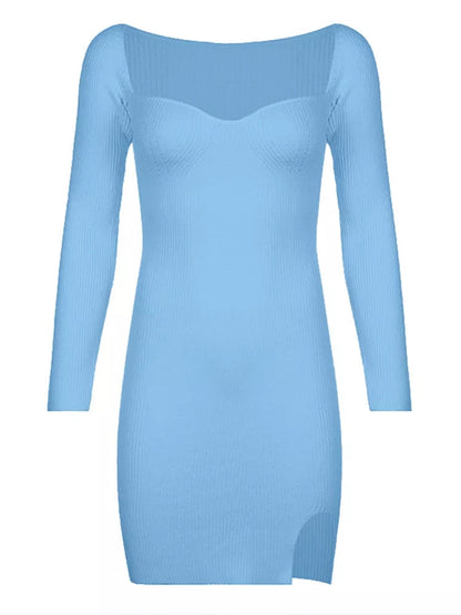 Ambrosi Knitted Mini Dress