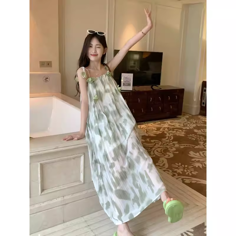 - Beach vacation fairy long dress  GEU1454