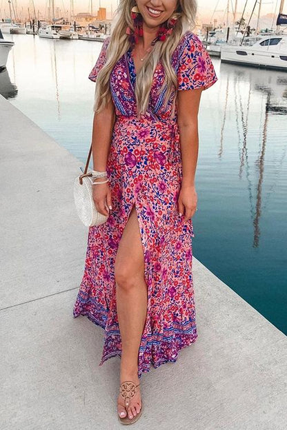 vmtvr - Bohemian Floral Maxi Dress