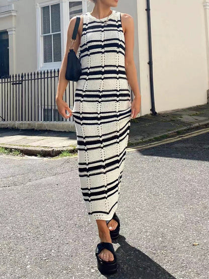 Divisha Striped Maxi Dress