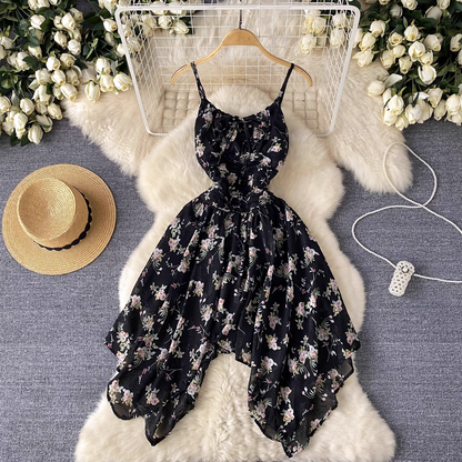 - Floral suspender dress GEU1075