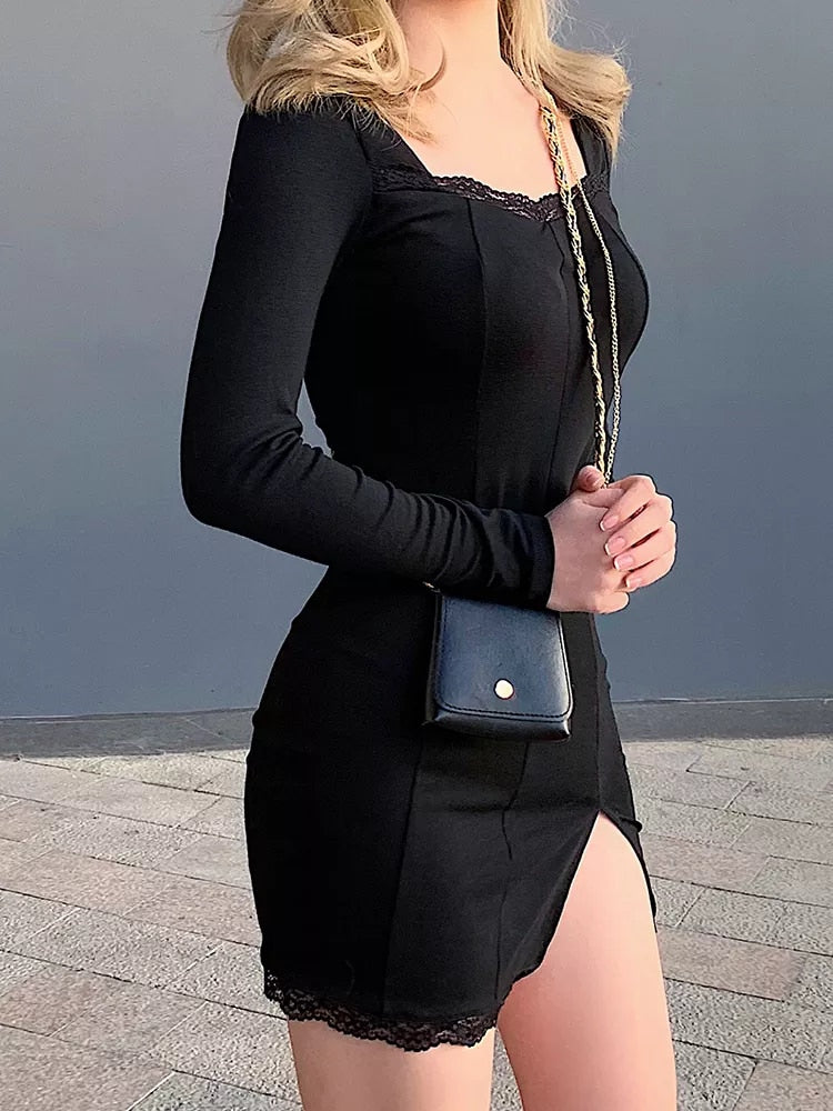 Lone Long Sleeve Mini Dress