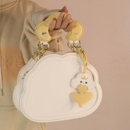 VMTVR 2025 2025 summer new cute cream cloud bag birthday gift girl small bag sweet portable messenger bag