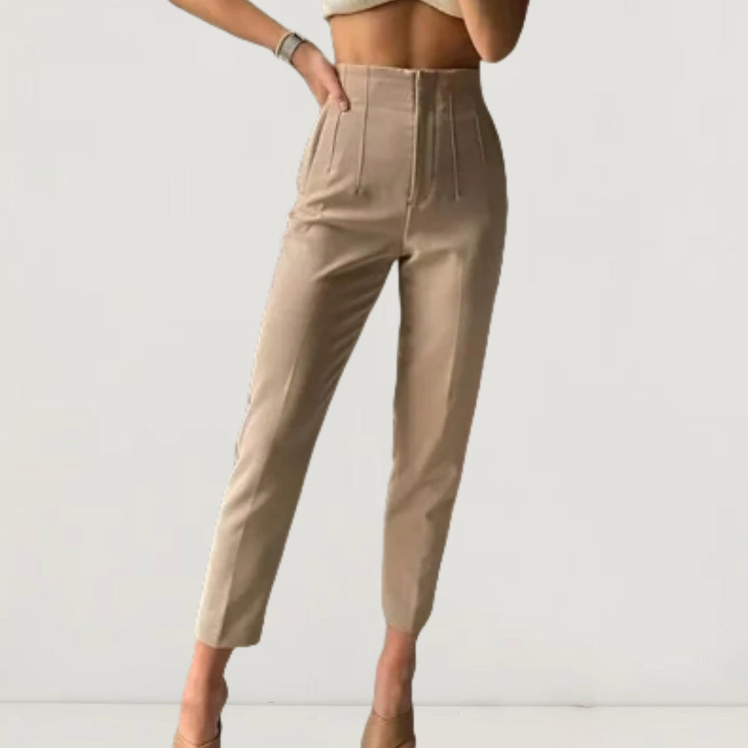 vmtvr 2000s fashion 2024 Spring and Summer Casual Slim Fit Workplace Suit Pants Versatile Cropped Temperament Commuter Pants for Women