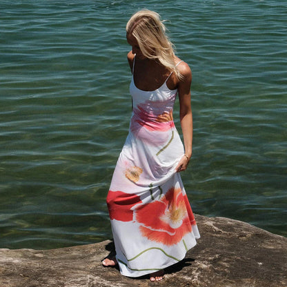 Timber Floral Print Maxi Dress