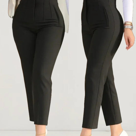 vmtvr 2000s fashion 2024 Spring and Summer Casual Slim Fit Workplace Suit Pants Versatile Cropped Temperament Commuter Pants for Women