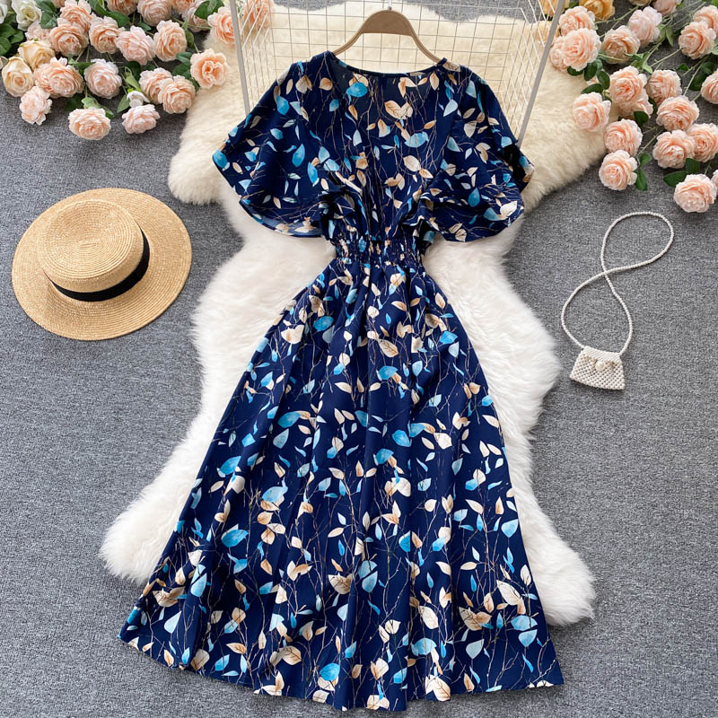 vmtvr- Cute Floral A Line Dress Fashion Dress GEU441