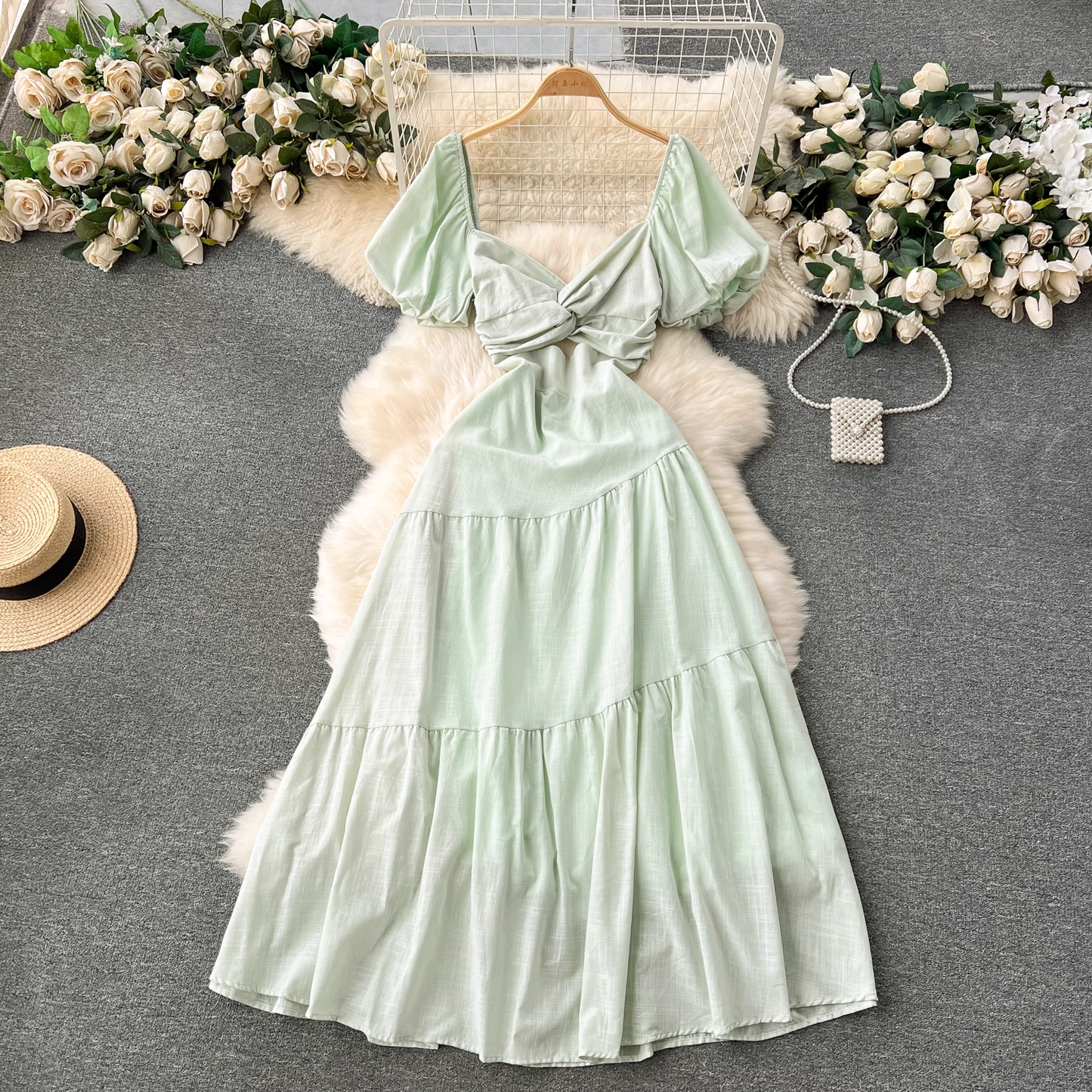 - Sexy A-line Summer Dress   GEU1170