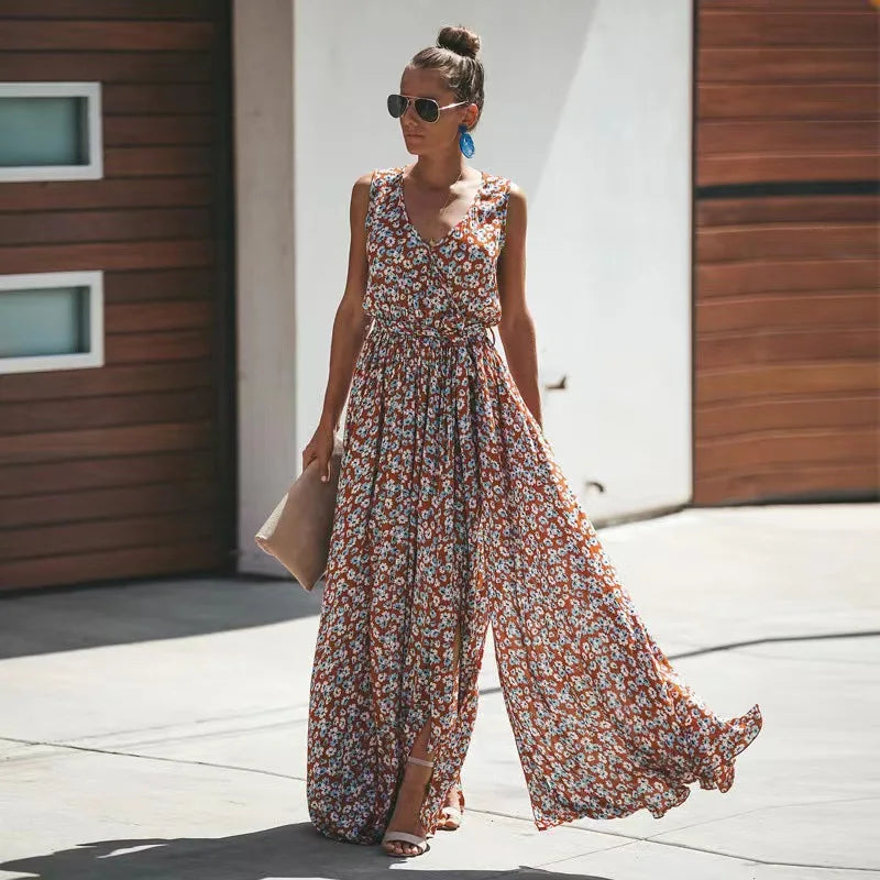 Shdowlass  -  Cross Border Foreign Trade New Long Dress Bohemian Style Dress Commuter Dress