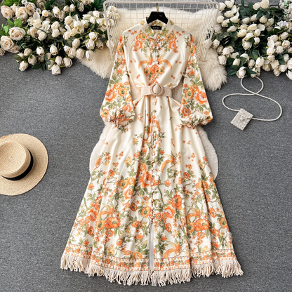 vmtvr- women's autumn palace style dress GEU568