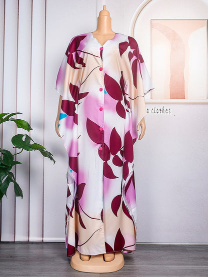 vmtvr African Dashiki Print Long Dresses For Women Plus Size Boubou  Spring New Maxi Robe Turkey Nigerian Party Outfits Abayas