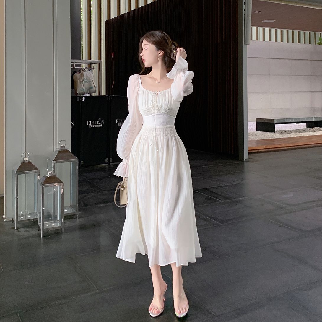 Spring Summer New Women Elegant Midi Dresses Party Holiday Backless Prom Mixi Clothes Vestidos Robe