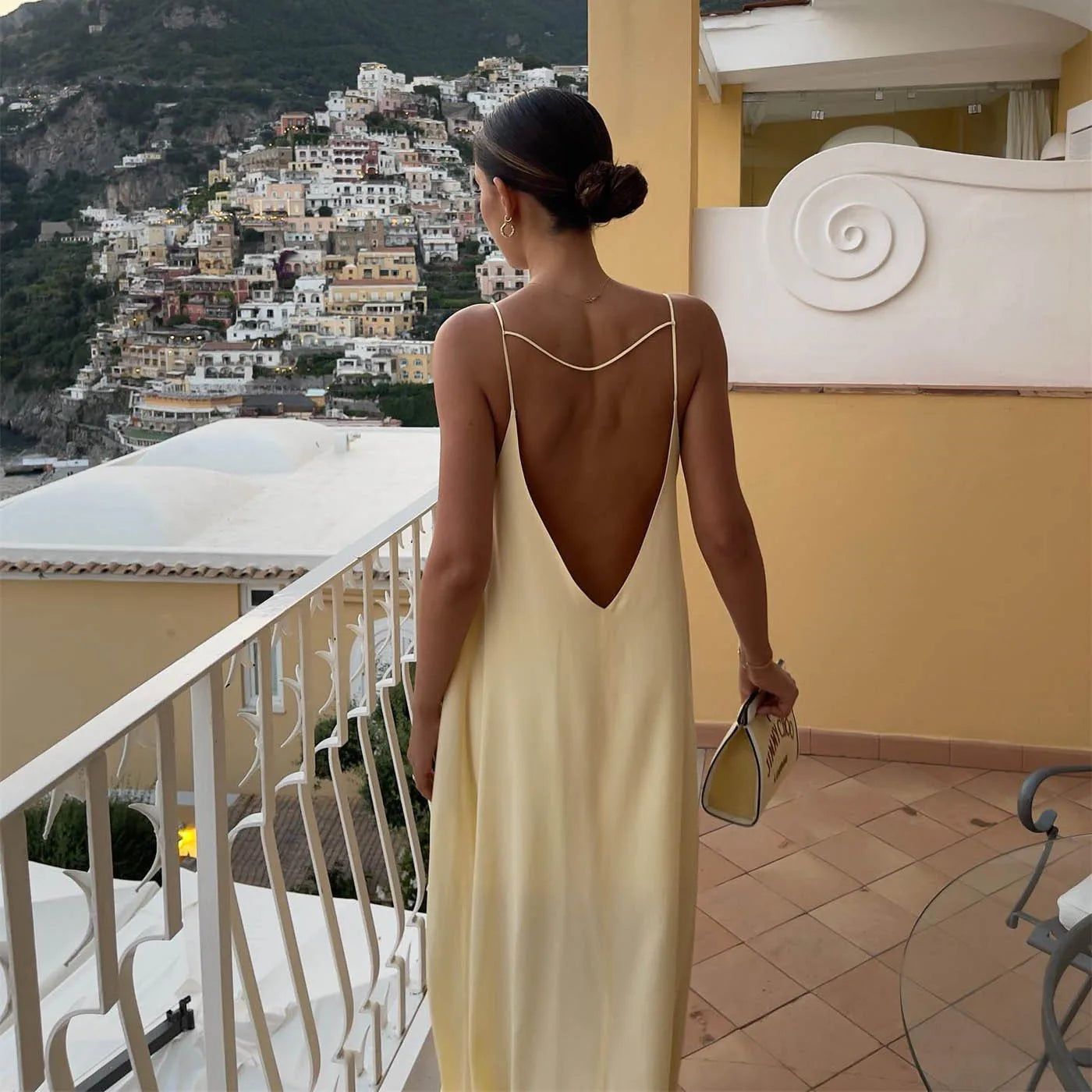 vmtvr Summer Sexy Open Back Sleeveless Slip Maxi Dress Cut Out Club Party Dresses Holiday Elegant Outfits Satin Vestido