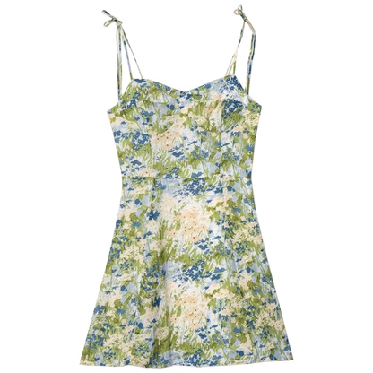 - French retro floral dress  GEU478