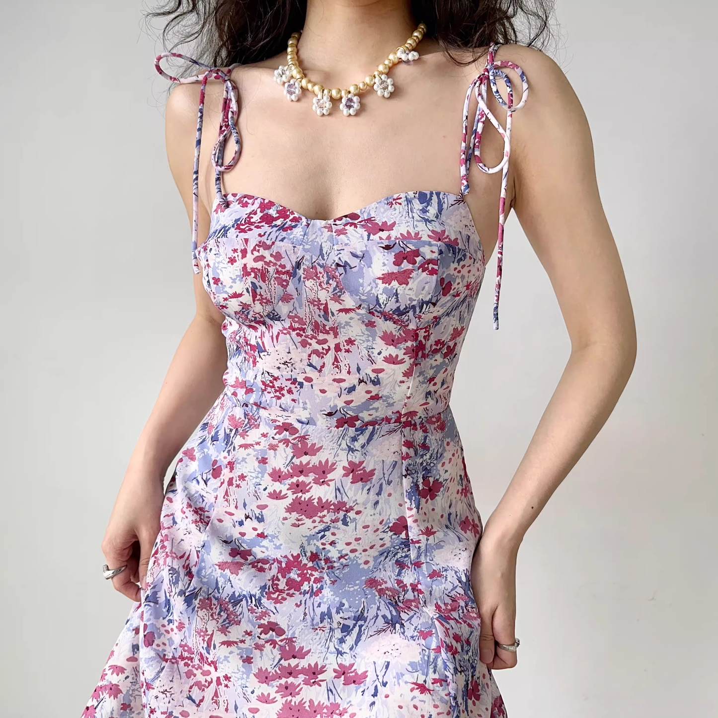 - women's floral print dress GEU1281