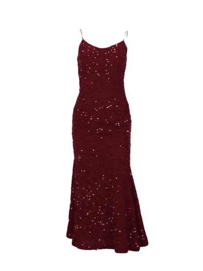 - New shiny sleeveless sequins dress GEU915