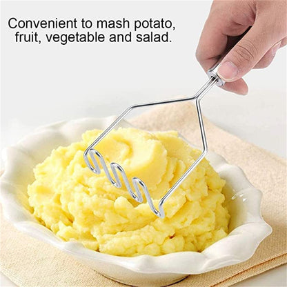 Stainless Steel Potato Masher, Wave Potato Masher, Kitchen Gadgets